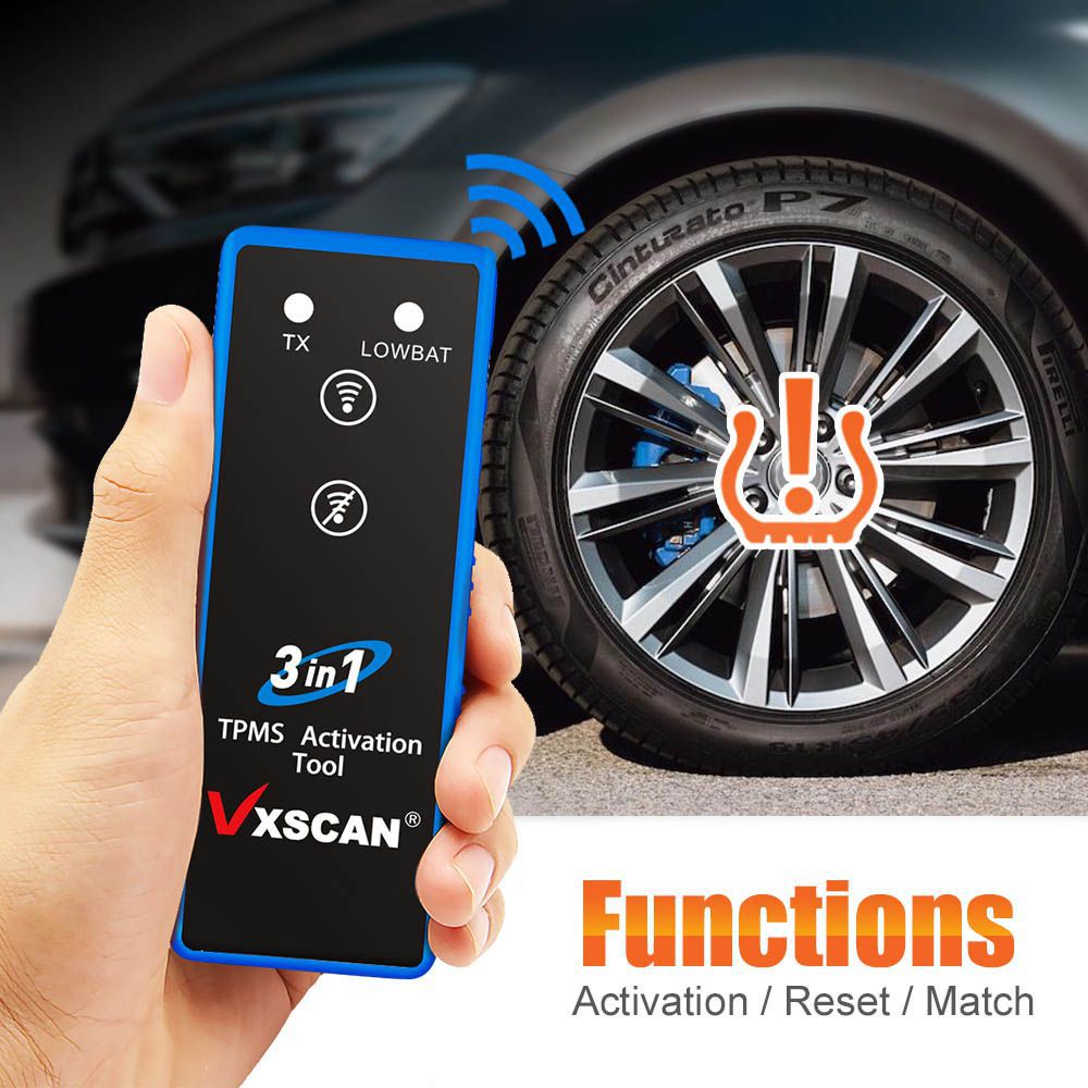 VXSCAN 3 in 1 Reifendruck TPMS Activation Tool für TOYATA/GM/FORD