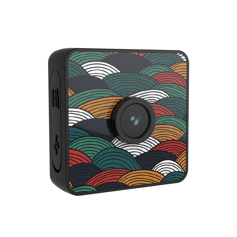 Wasserbeständige Polychrome 1080P HD Mini Kamera Stickable Wearable Multiple Skin Magnetic Micro Small Camera