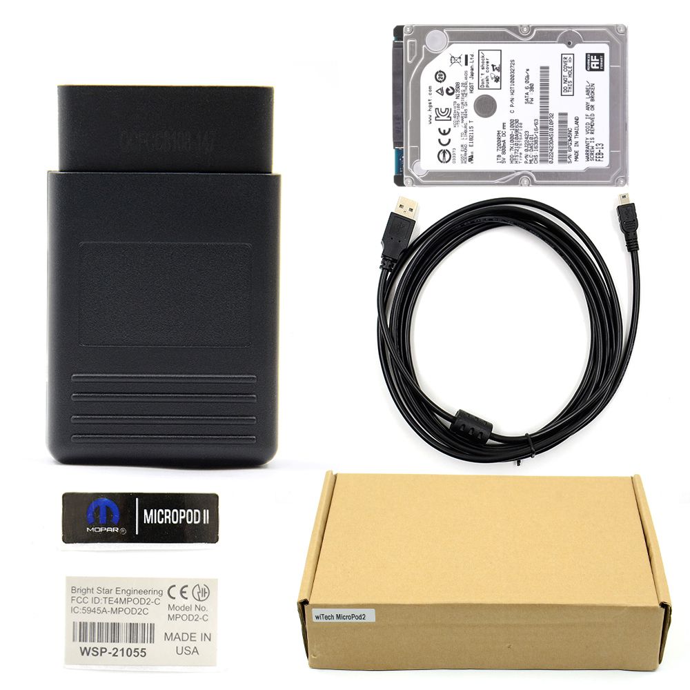 V17.04 wiTech MicroPod 2 Diagnostic Programming Tool für Chrysler