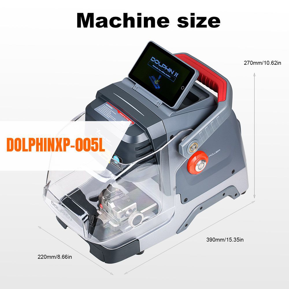 Xhorse Dolphin II XP-005L XP005L Schlüsselschneidemaschine mit Schlüsselleser XDKP00GL Blade Skimmer Key Identification Device