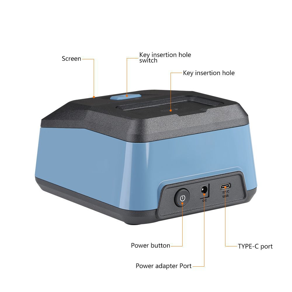 Xhorse Dolphin II XP-005L XP005L Schlüsselschneidemaschine mit Schlüsselleser XDKP00GL Blade Skimmer Key Identification Device