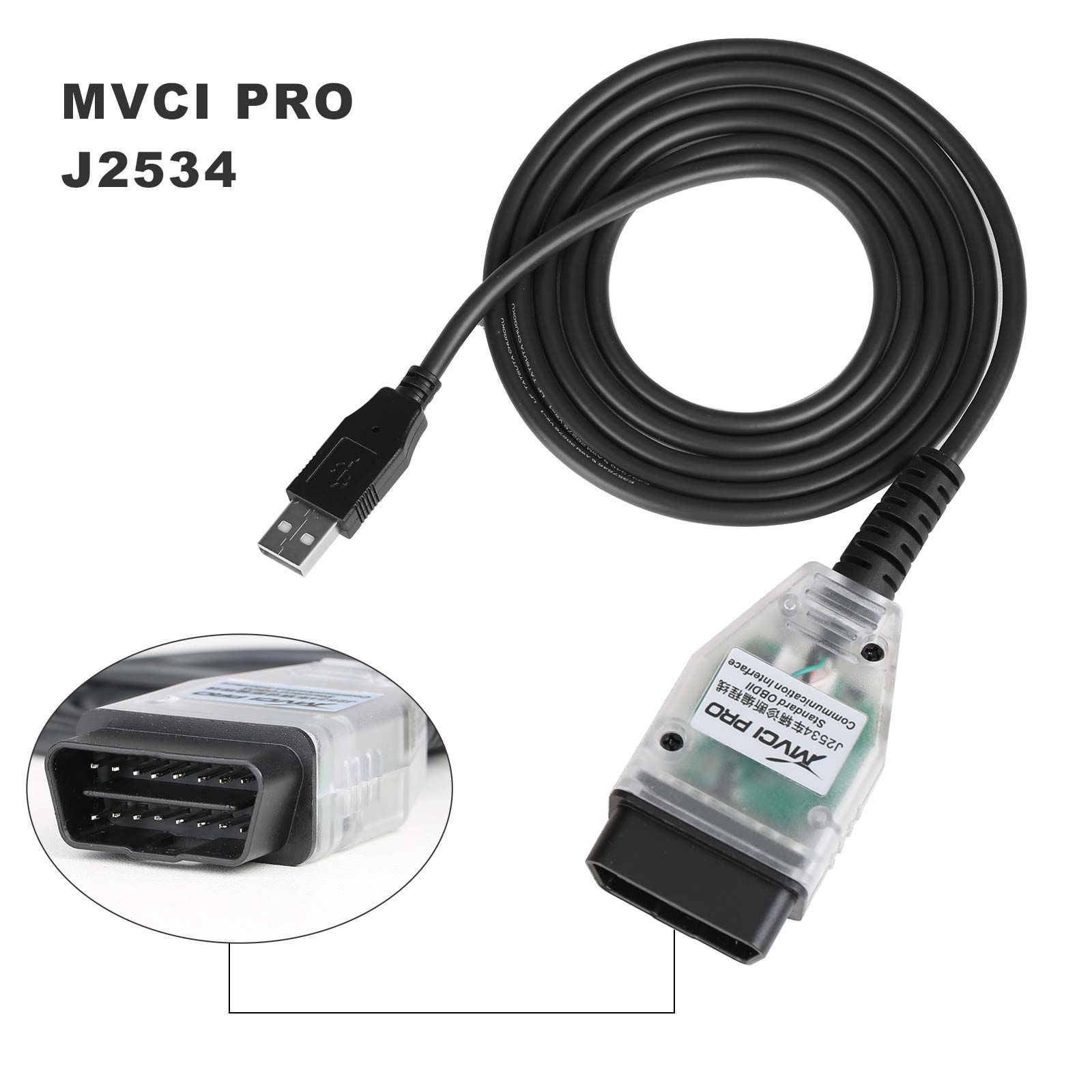 2023 Xhorse MVCI PRO J2534 Fahrzeug Diagnose Programmierkabel für ODIS/Ford Mazda IDS/HDS/TIS/SUBARU