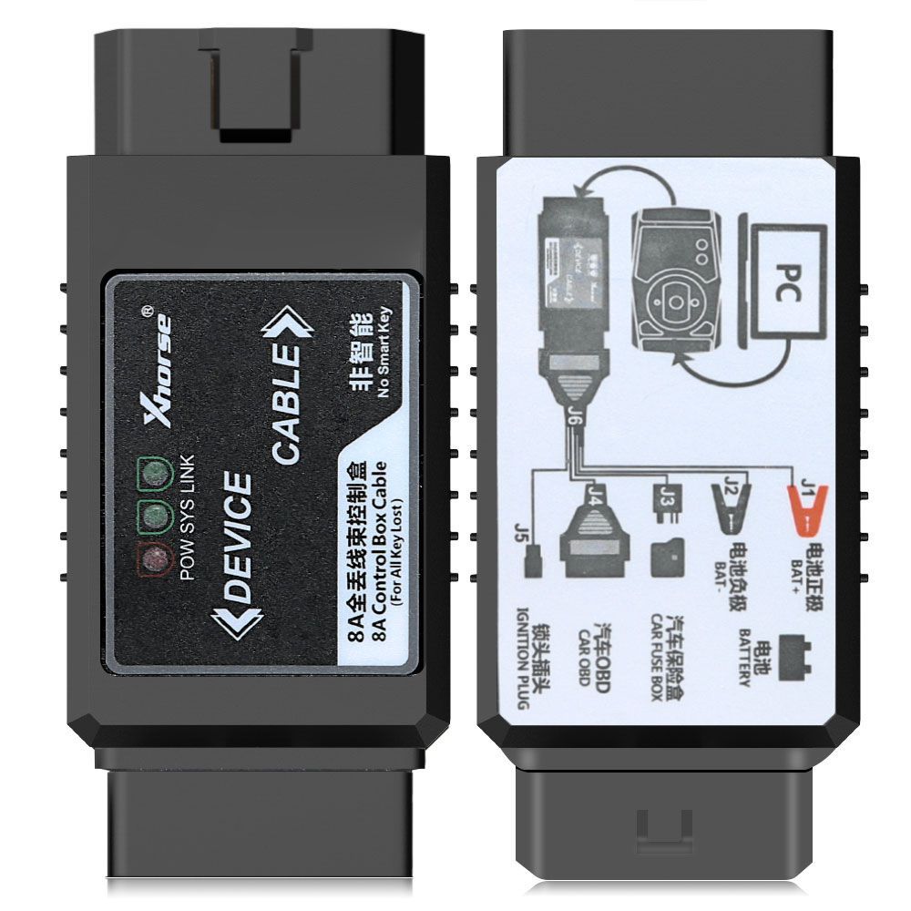 Xhorse VVDI Key Tool Max + MINI OBD Tool + Toyota 8A All Keys Lost Adapter Erhalten Sie kostenlose Erneuerung Kabel