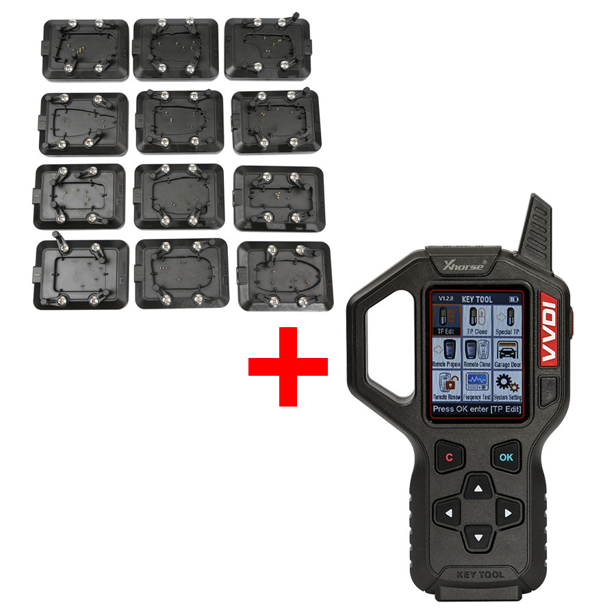 Original V2.3.9 Xhorse VVDI Key Tool Remote Key Programmer American Version mit Full Set 12pcs EEPROM Adapter Free Shipping