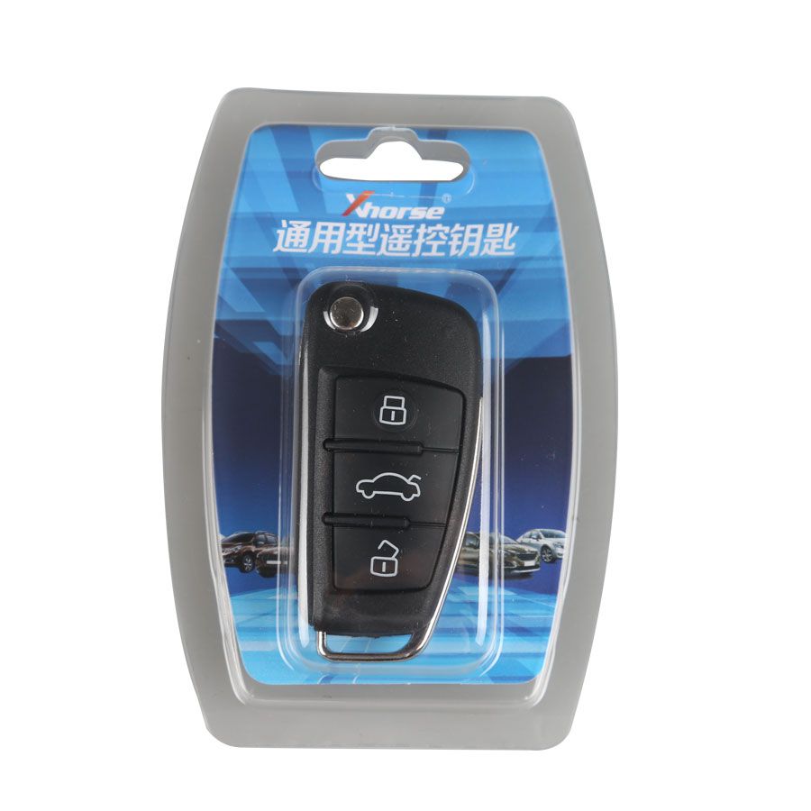 XHORSE VVDI2 Audi A6L Q7 Typ Universal Remote Key 3 Buttons (Individuell verpackt)