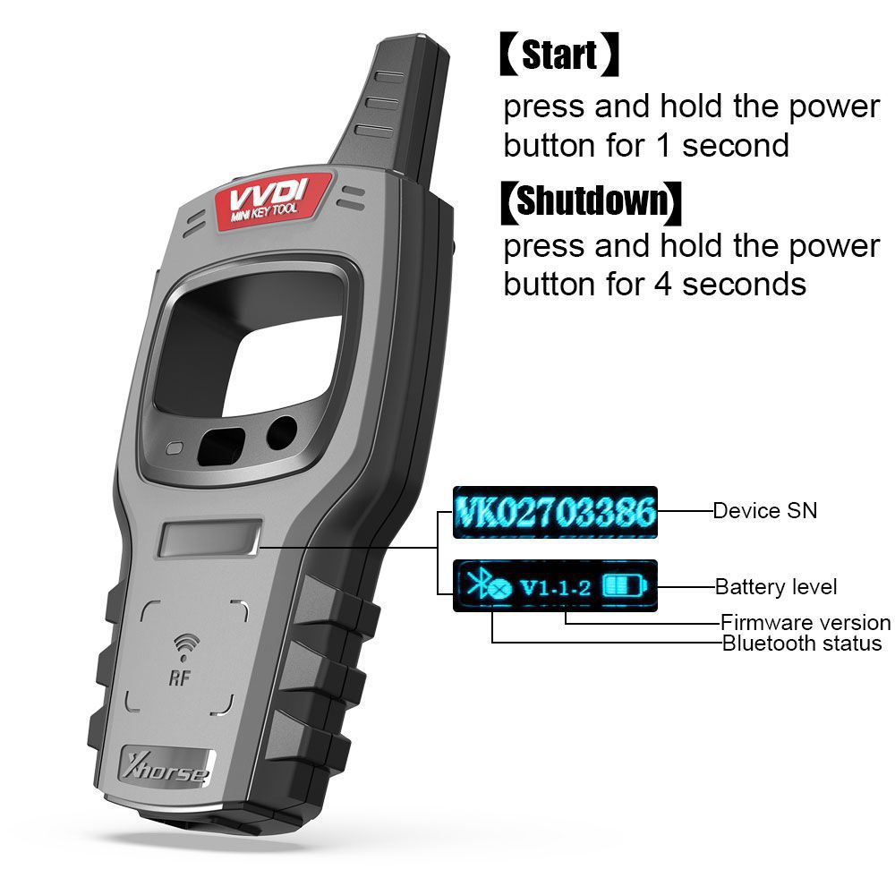 2023 Neueste Xhorse VVDI XDKTMGEN MINI Key Tool Globale Version Ohne Kopie 48 Transponder (96 Bit) Funktion und Token