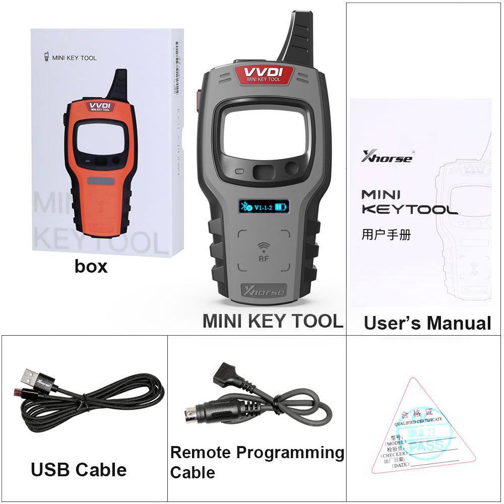 2023 Neueste Xhorse VVDI XDKTMGEN MINI Key Tool Globale Version Ohne Kopie 48 Transponder (96 Bit) Funktion und Token