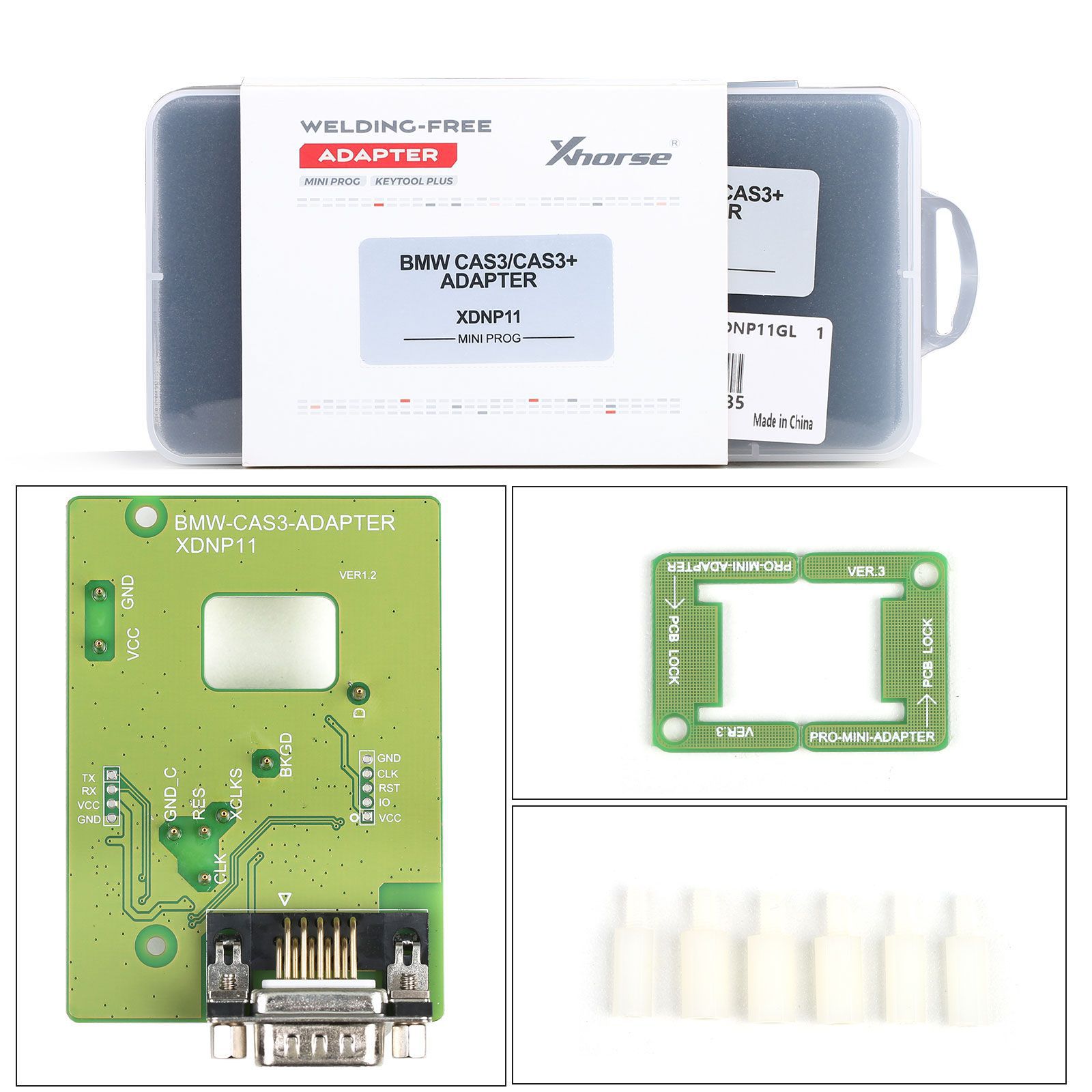 Xhorse XDNP11 CAS3/CAS3+ Lötfreie Adapter für BMW Arbeit mit MINI PROG/KeyTool Plus/VVDI Prog