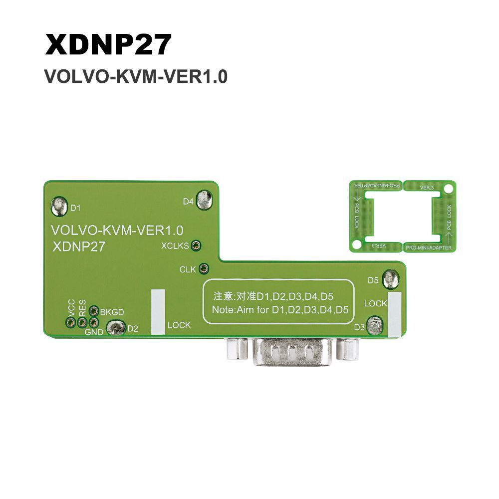 Xhorse XDNPP2 lötfreie Adapter für Volvo 3pcs/set Arbeiten mit VVDI Prog/MINI PROG und KEY TOOL PLUS