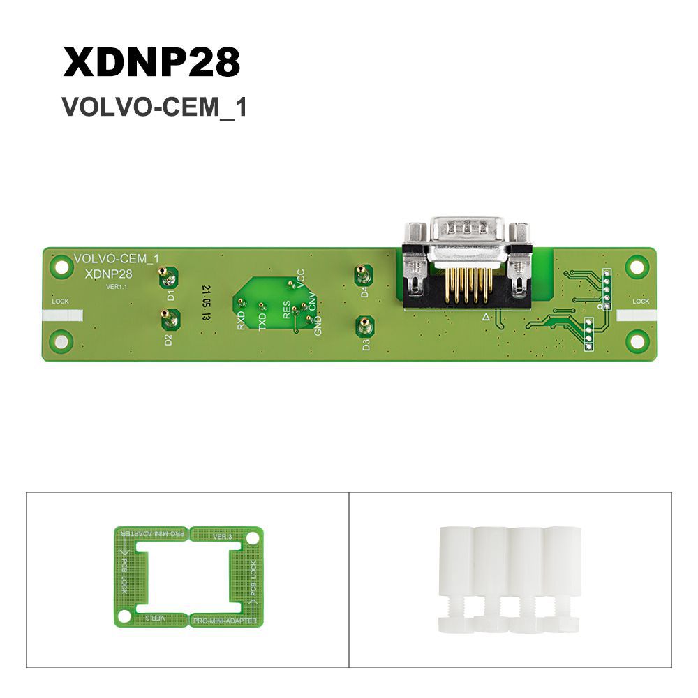 Xhorse XDNPP2 lötfreie Adapter für Volvo 3pcs/set Arbeiten mit VVDI Prog/MINI PROG und KEY TOOL PLUS