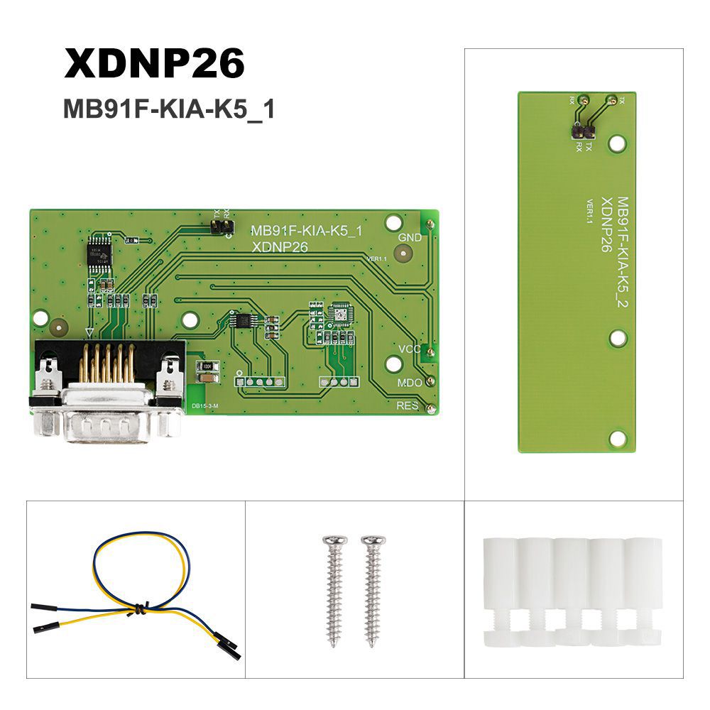 Xhorse XDNPP3 MB91F Doshboard Adapter Lötfreie Honda KIA Hyundai Set Arbeit mit VVDI Prog/MINI PROG und KEY TOOL PLUS