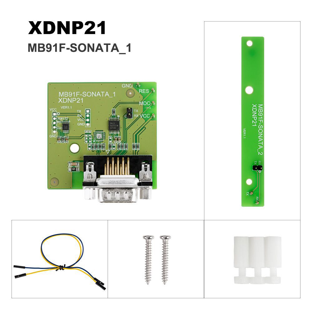 Xhorse XDNPP3 MB91F Doshboard Adapter Lötfreie Honda KIA Hyundai Set Arbeit mit VVDI Prog/MINI PROG und KEY TOOL PLUS