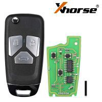 Xhorse XKAU01EN Wire Universal Flip Remote Key 3 Button für Audi 5pcs/lot