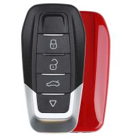 XHORSE XKFEF2EN FA.LL Typ Drahtklappschlüssel 4 Knöpfe Hellrot Universal Remote Key 5pcs / lot