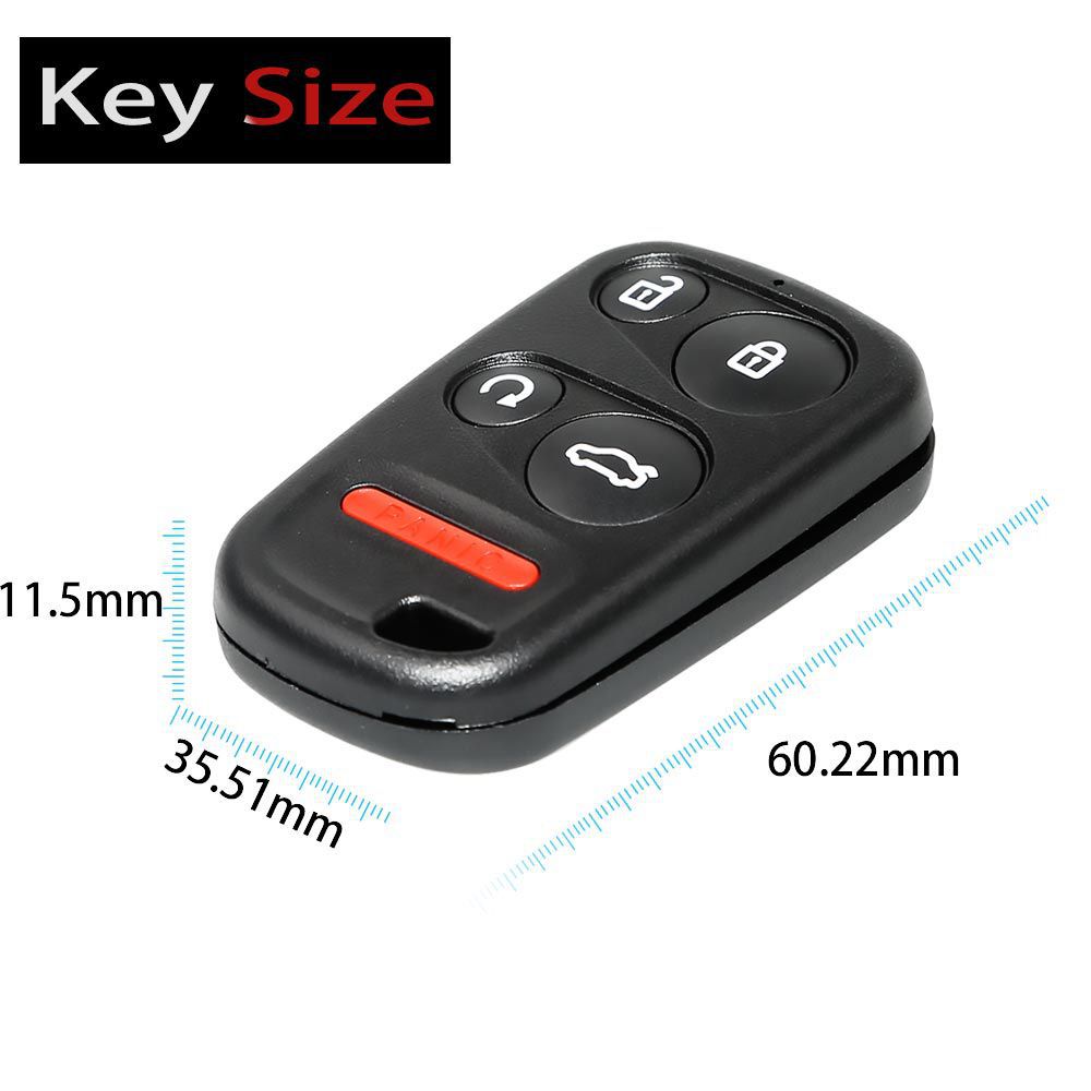 XHORSE XKHO03EN Universal Remote Key Fob für VVDI Key Tool Mit Remote Start Trunk Button 5pcs/lot