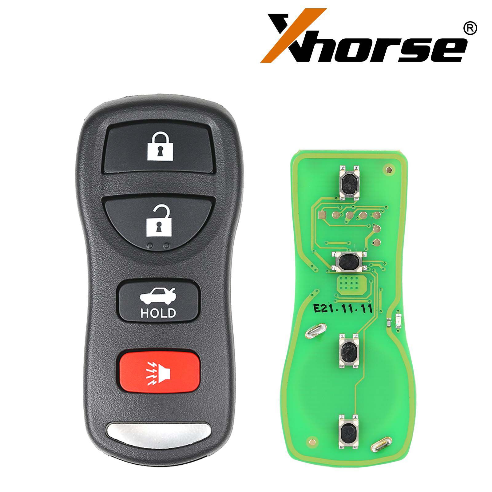 Xhorse XKNI00EN Drahtfernschlüssel Nissan Separate 4 Tasten Englische Version 5pcs/lot