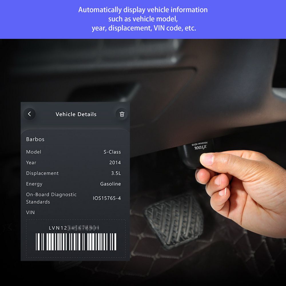 XTOOL AD10 ELM327 Advancer OBD2 Diagnosescanner