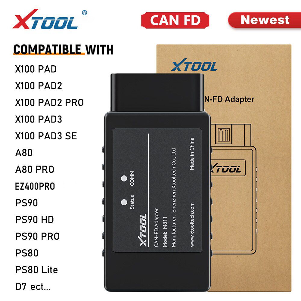 XTOOL CAN-FD Adapter für Auto ECU Systeme Diagnose Meeting Mit CANFD Protokollen für Chevrolet GMC Buick Cadillac Auto