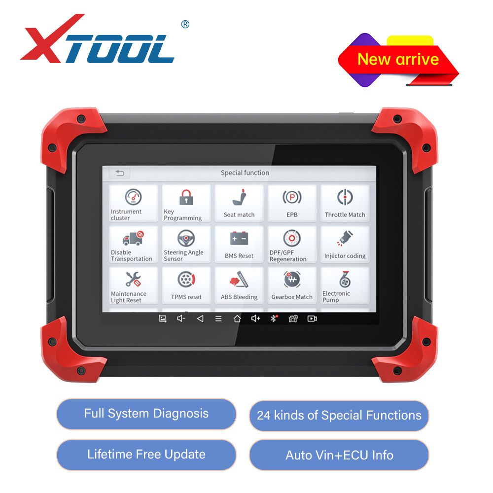 Neueste XTOOL D7 Automotive All System Diagnostic Tool Code Reader Key Programmer Auto Vin mit 26+ Reset Funktionen Aktiver Test