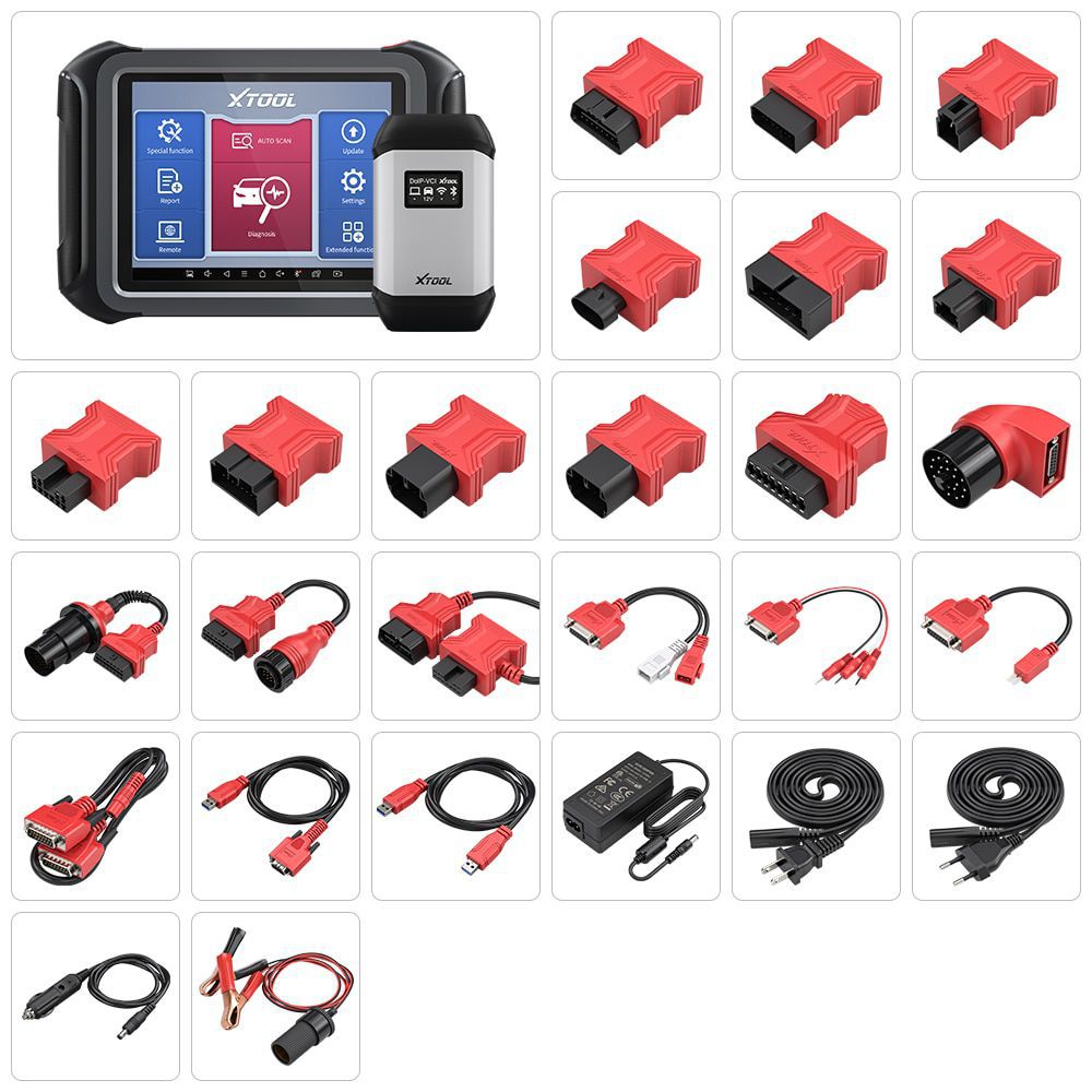 2023 XTOOL D9 PRO OBD2 Bidirektionaler Scan Für VW/BENZ/BW ECU Online Programmierer ECU Codierung Aktives Test Diagnosewerkzeug