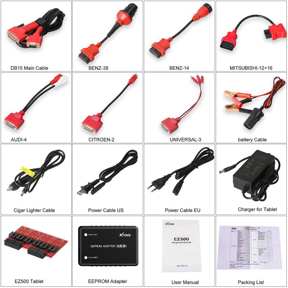 XTOOL EZ500 Vollsystemdiagnose für Benzinfahrzeuge mit Sonderfunktion Gleiche Funktion mit XTool PS80