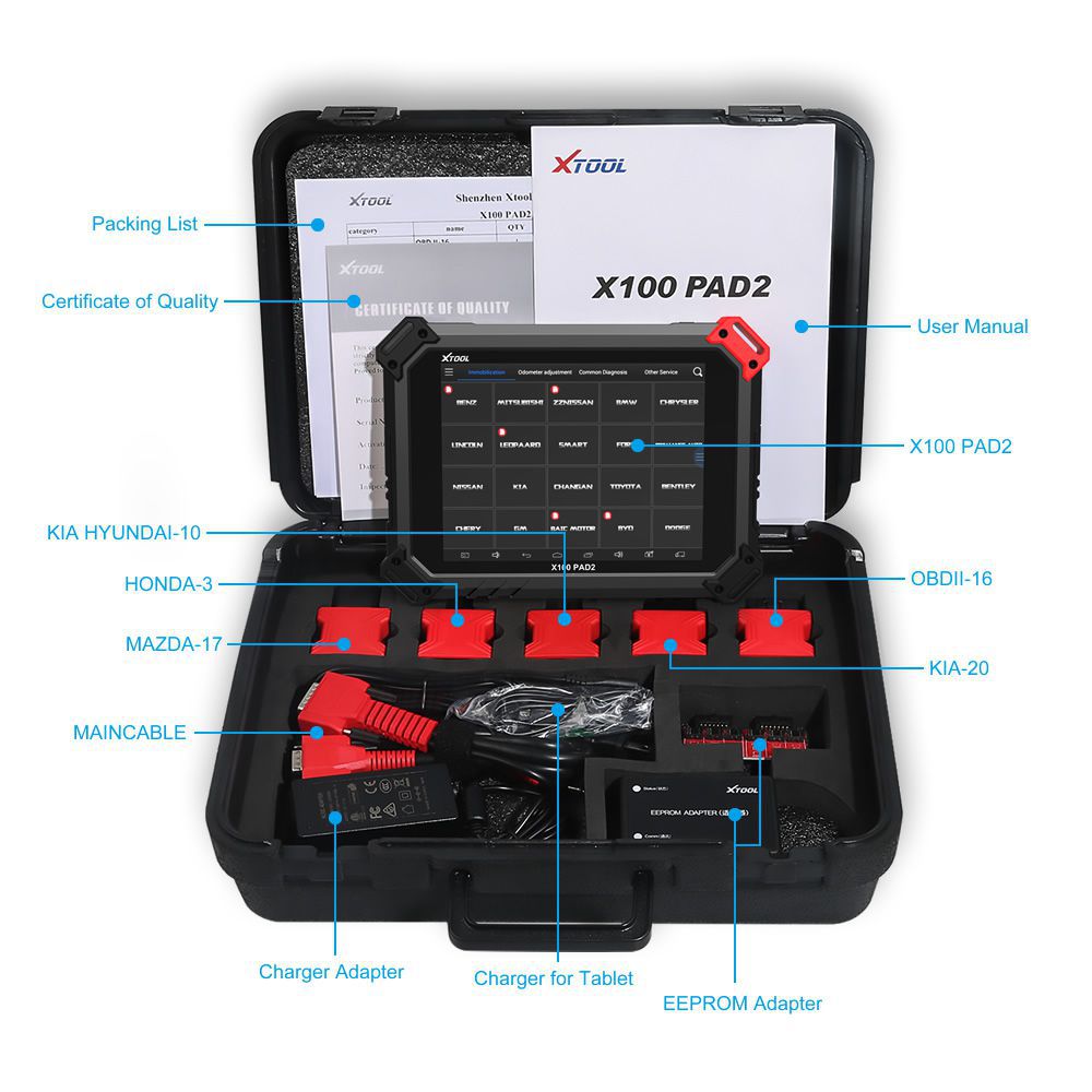 XTOOL X-100 PAD 2 Special Functions Expert Update Version von X100 PAD