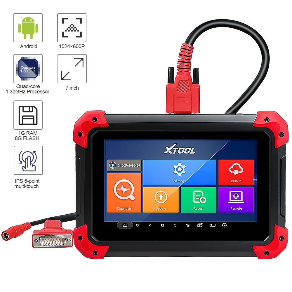 Neuester XTOOL X100 PAD Key Programmer mit Ölrest Tool Odometeranpassung und mehr Sonderfunktionen