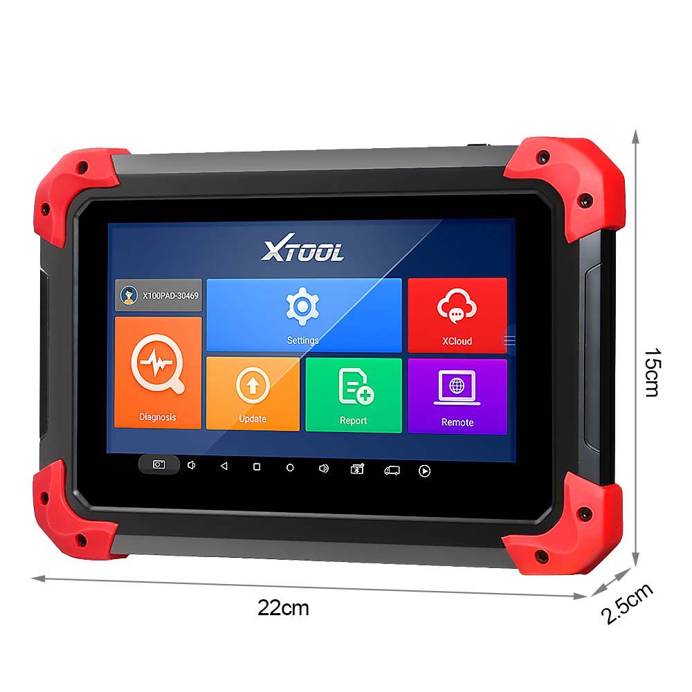 Neuester XTOOL X100 PAD Key Programmer mit Ölrest Tool Odometeranpassung und mehr Sonderfunktionen