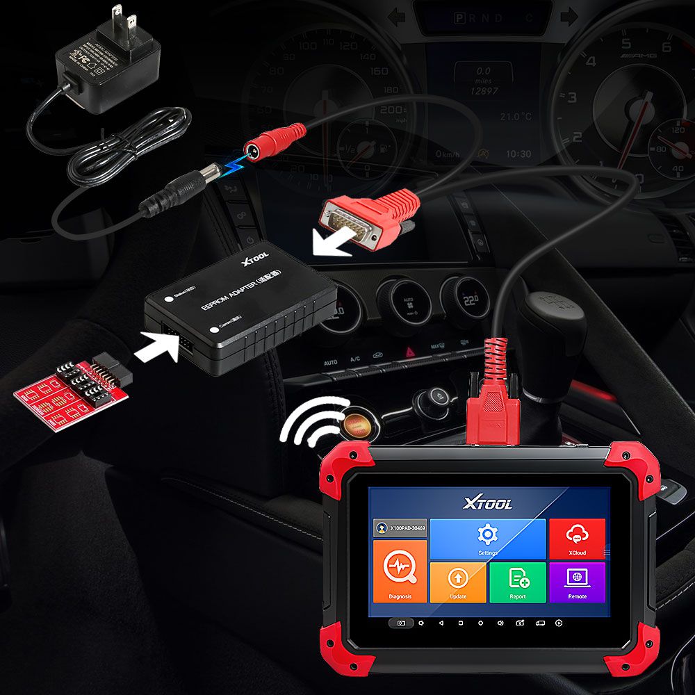 Neuester XTOOL X100 PAD Key Programmer mit Ölrest Tool Odometeranpassung und mehr Sonderfunktionen