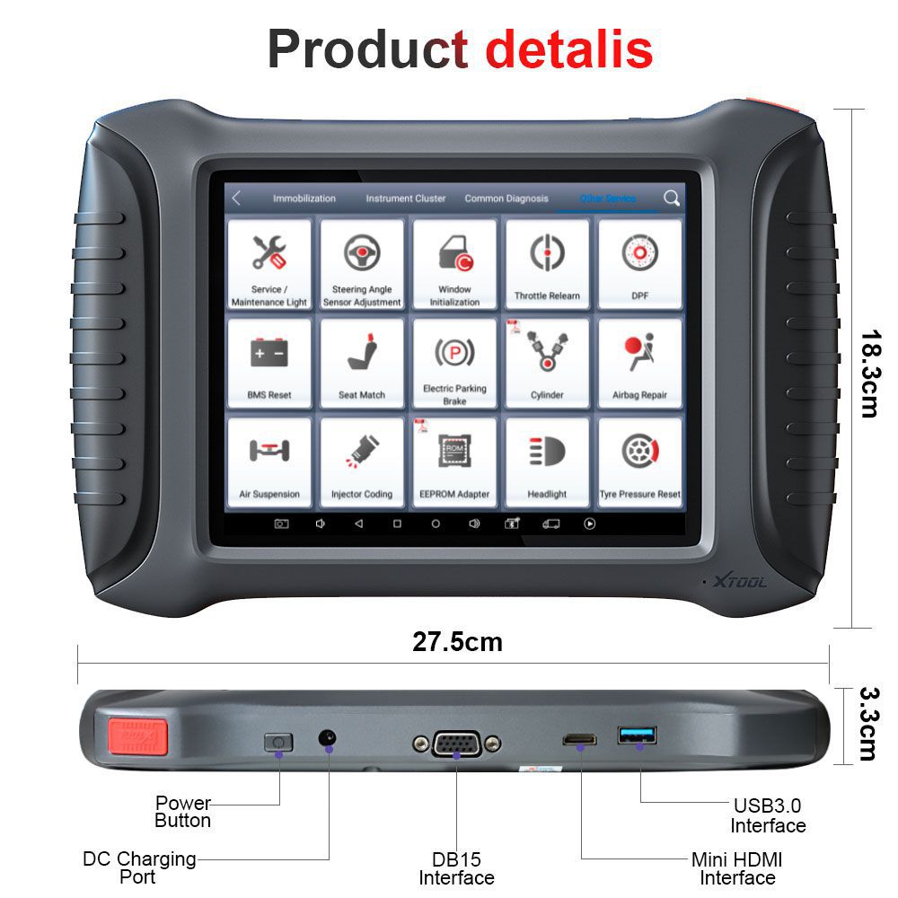 XTOOL X100 PAD3 Plus KS-1 Key Emulator für Toyota/Lexus/VW/BMW Key Programming und All Key Lost