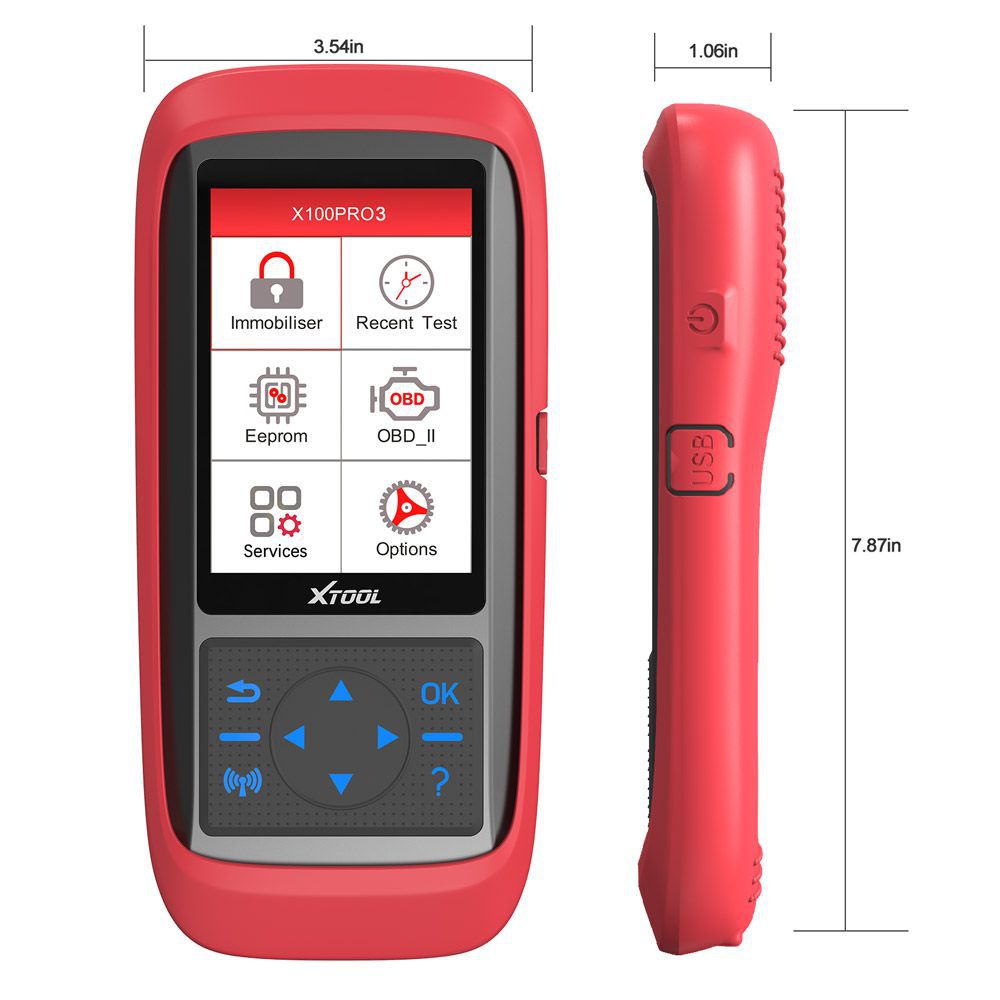 XTOOL X100 Pro3 Professional Auto Key Programmer Add EPB, ABS, TPS Reset Functions Free Update Lifetime