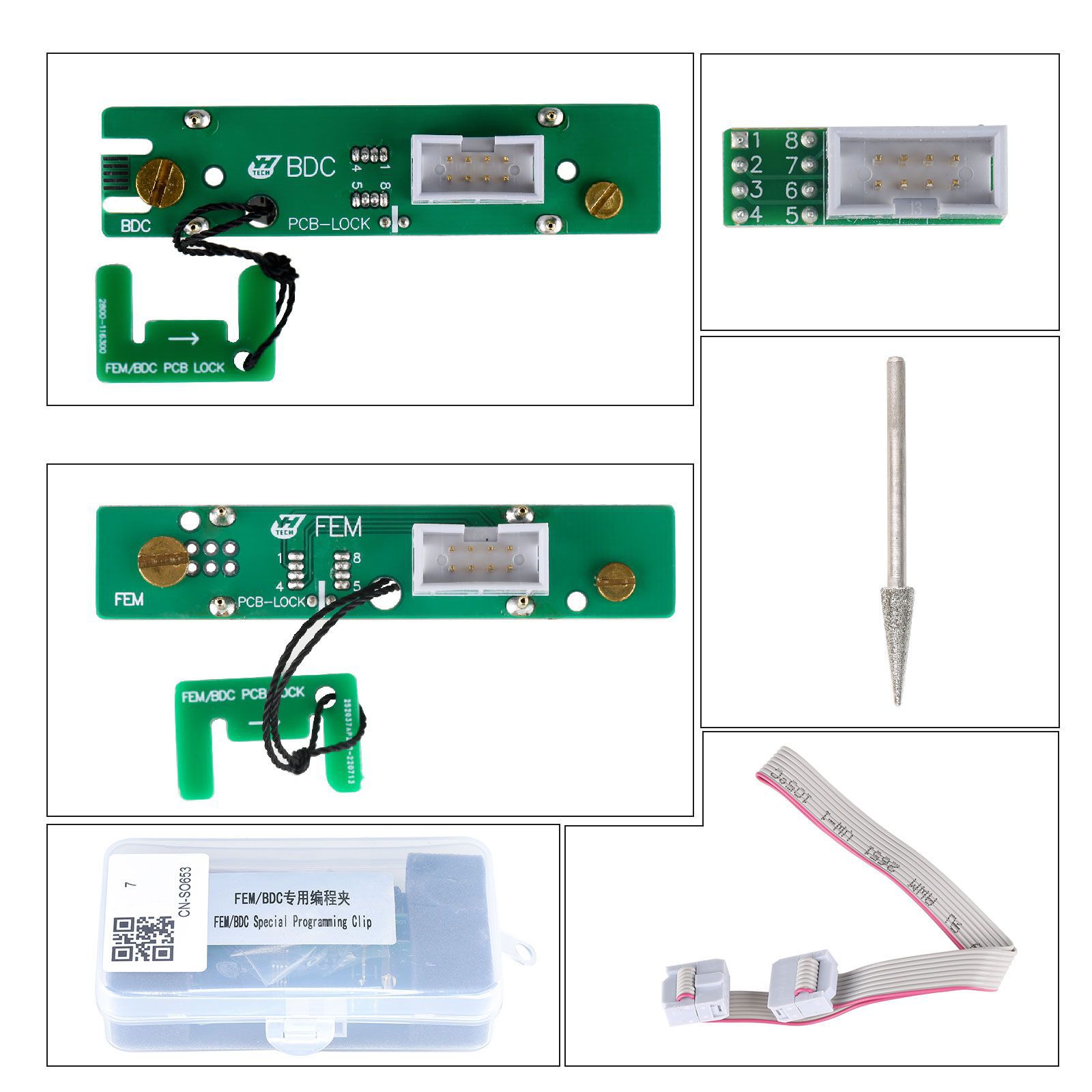 Yanhua FEM/BDC Spezial Programmierung Clip für 95128/95256 Chip Arbeit mit Yanhua ACDP/CGDI/VVDI/Autel/Start X431