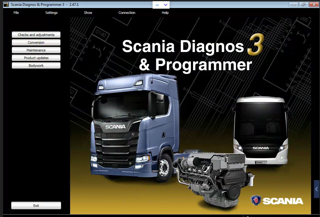 V2.41.3 Scania SPD3 for VCI-3 VCI3 Scanner