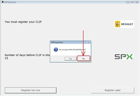 Renault CAN Clip Software Display 2