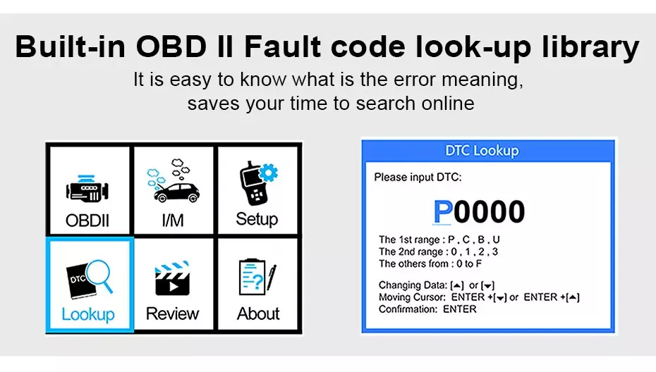 Ancel AD410 OBD2 Scanner