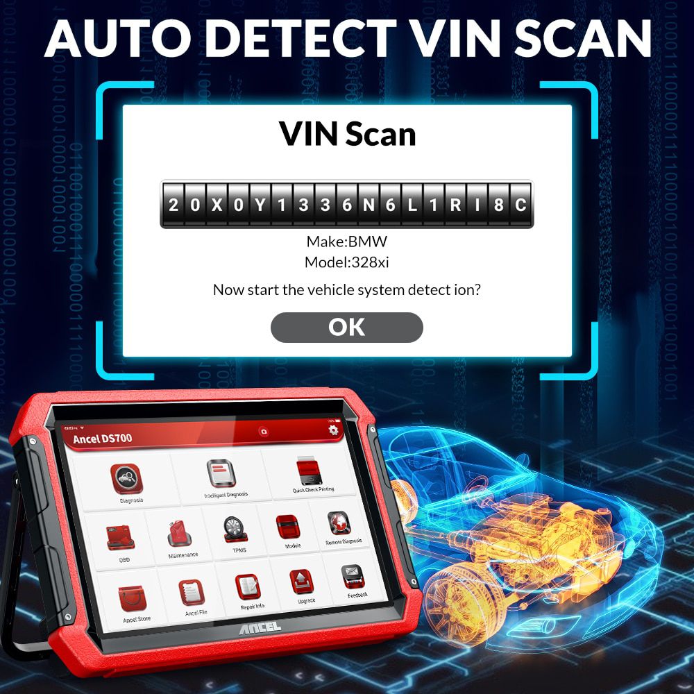ANCEL DS700 OBD2 Diagnosewerkzeug