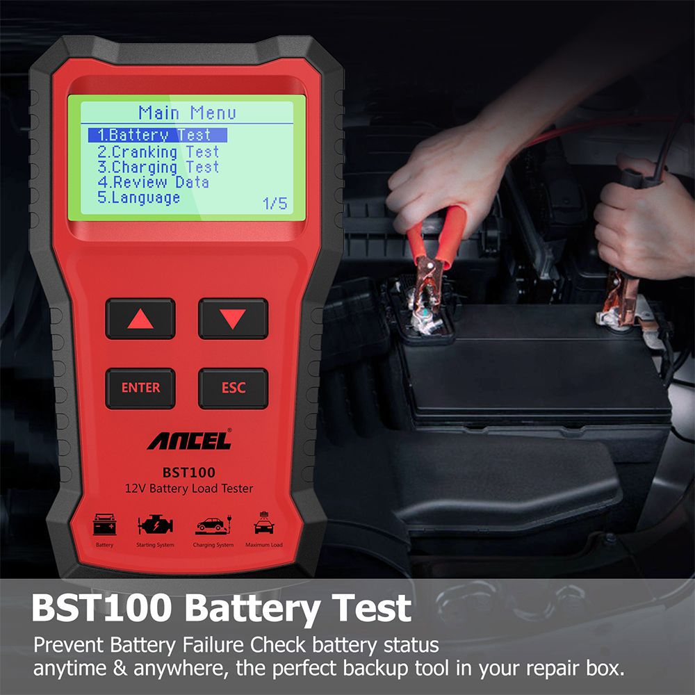 Tester von Autobatterien