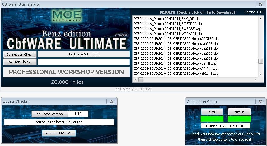 CBFWare Ultimate Pro für alle Mercedes Benz Werkstatt