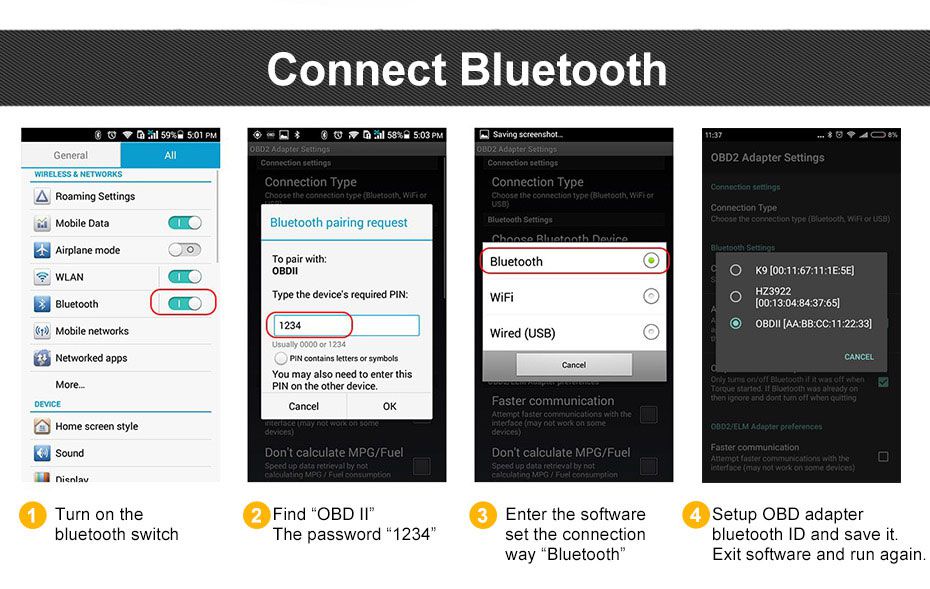 Foxwell ELM327 Bluetooth Version