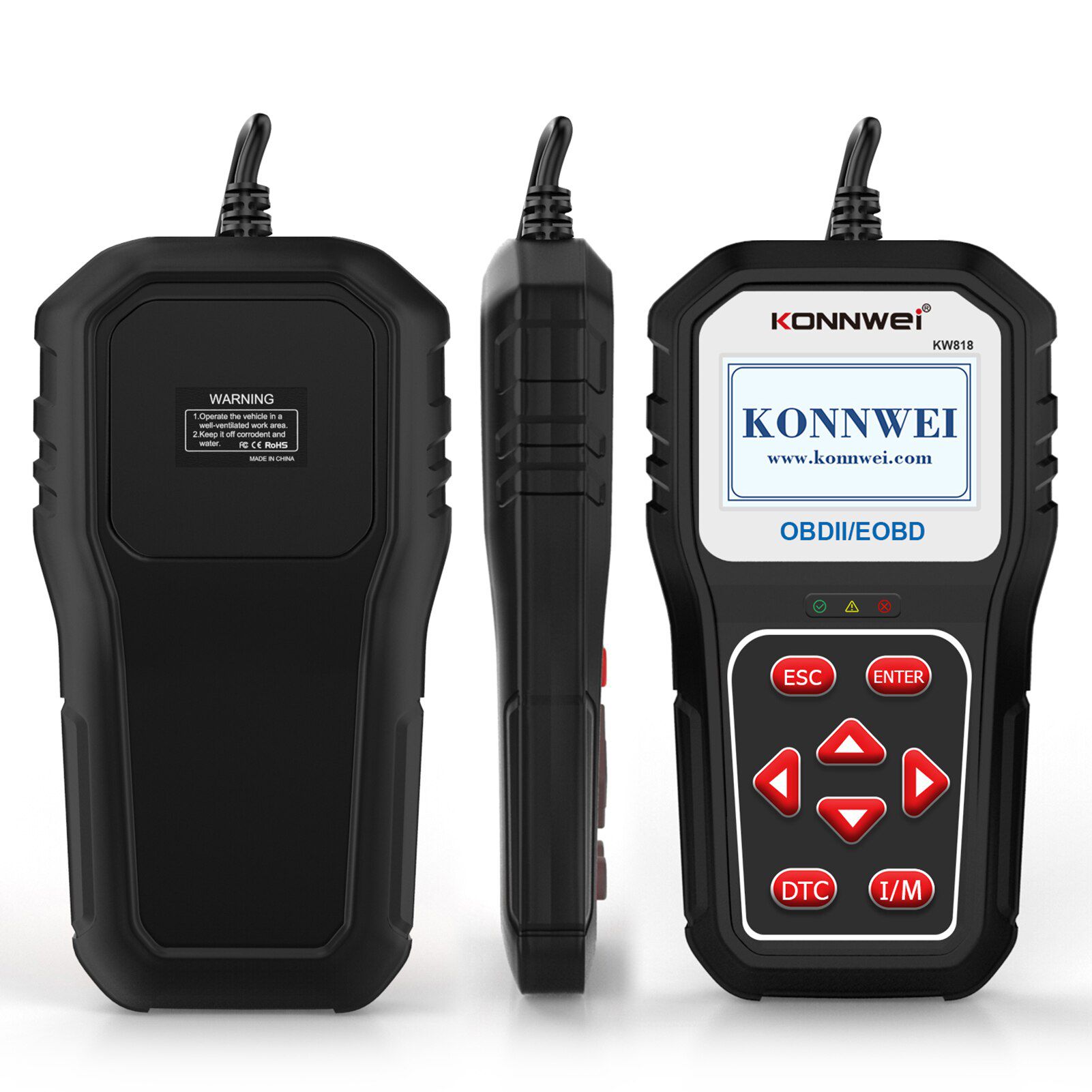 KONNWEI KW818 OBD2 Scaner Car Diagnostic Tool