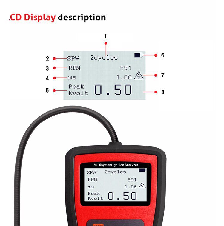 Factory Price Car Automotive Motor Zündung Signal Diagnose Tool KM20