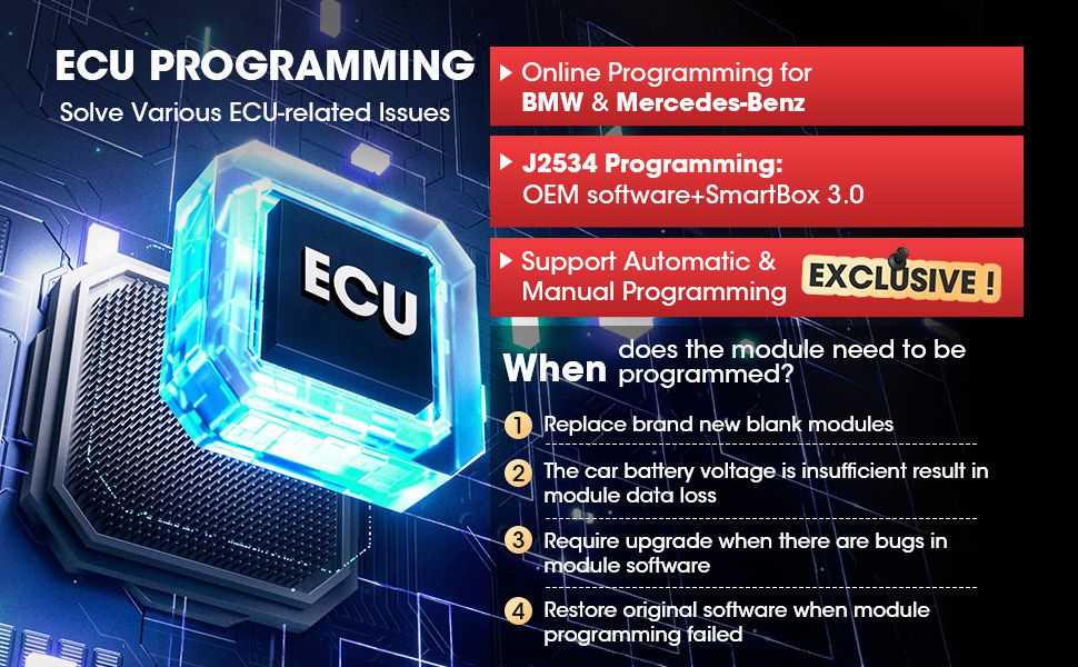 Starten Sie X431 PRO5 ECU PROGRAMMING