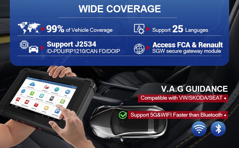 Einführung des X431 PAD V Elite ALL-IN-ONE umfassenden professionellen Diagnosetools