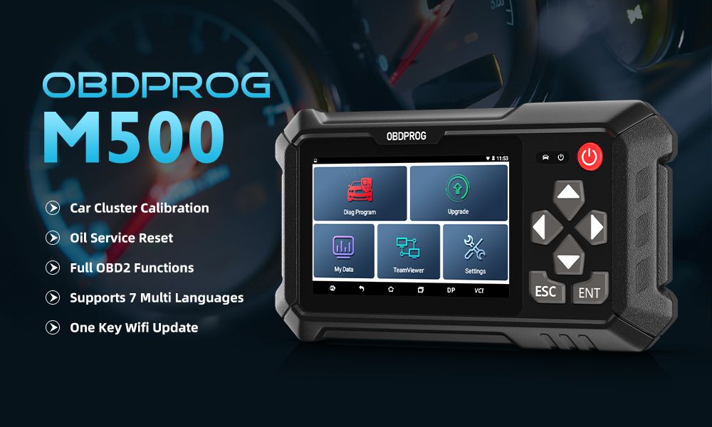 OBDPROG M500 Professionelle Cluster Kalibrierung OBD2 Auto Diagnose Tools