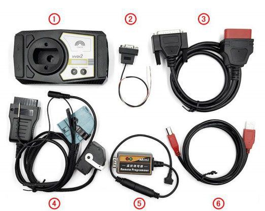 VVDI2 Paketliste