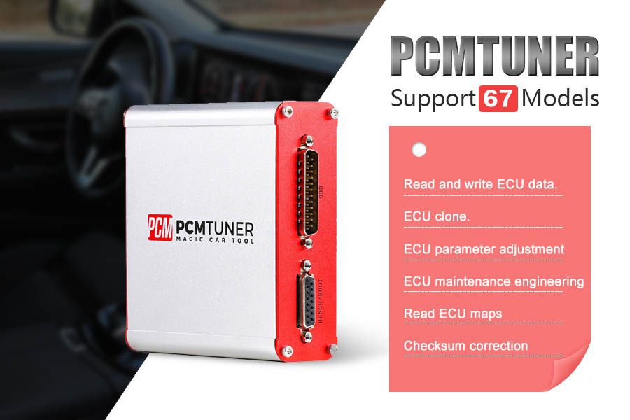V1.21 PCMtuner ECU Programmierer mit 67 Modulen