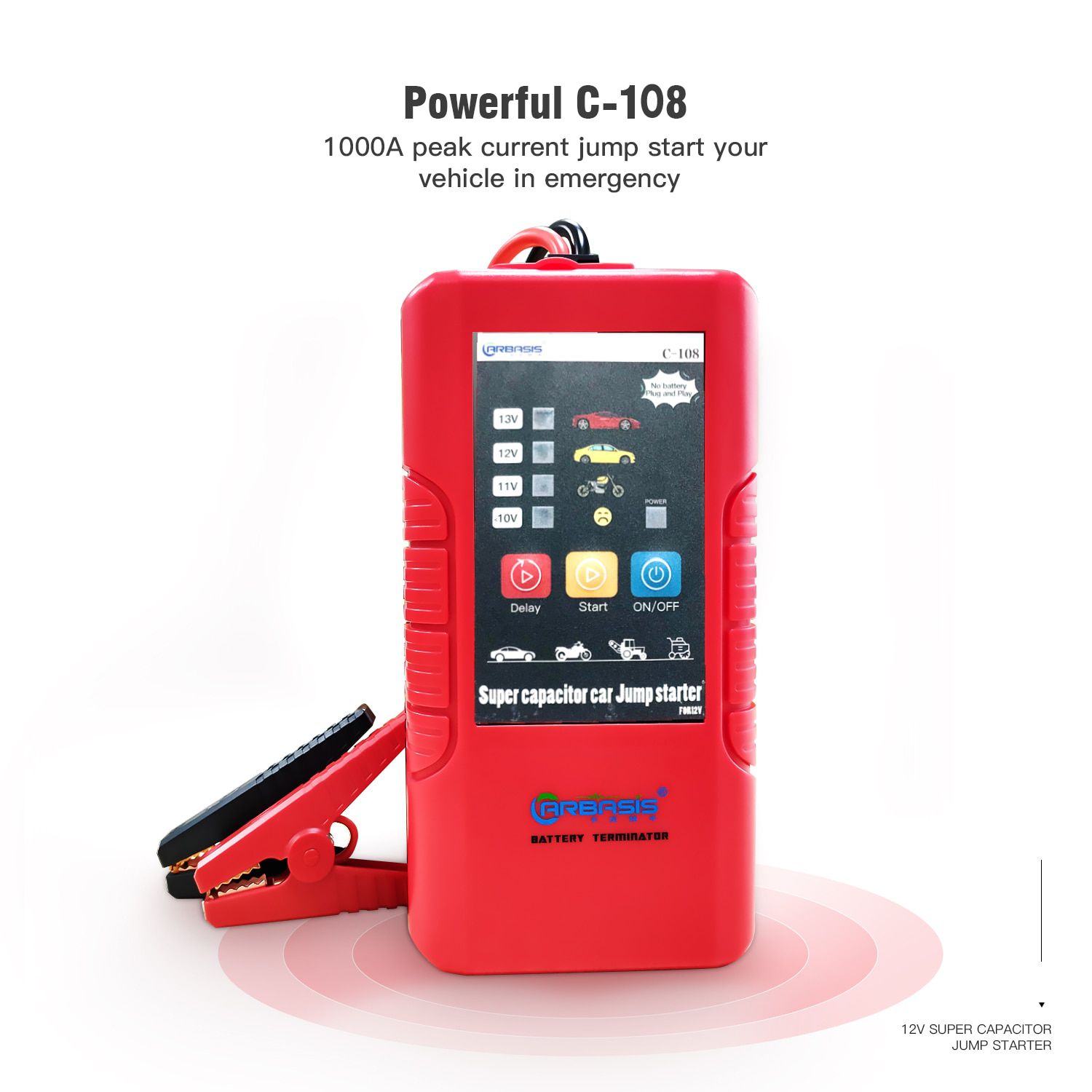 12V SUPER CAPACITOR JUMP STARTER Auto Zubehör Power 