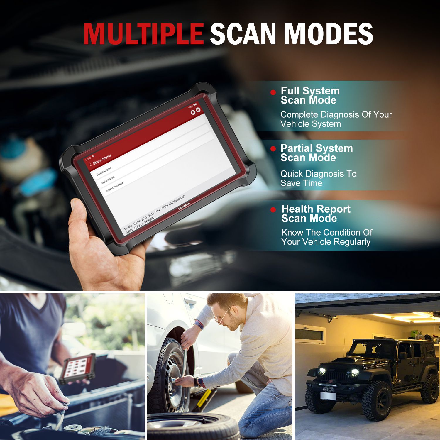 THINKCAR THINKTOOL PAD8 OBD2 Auto Diagnose Tool