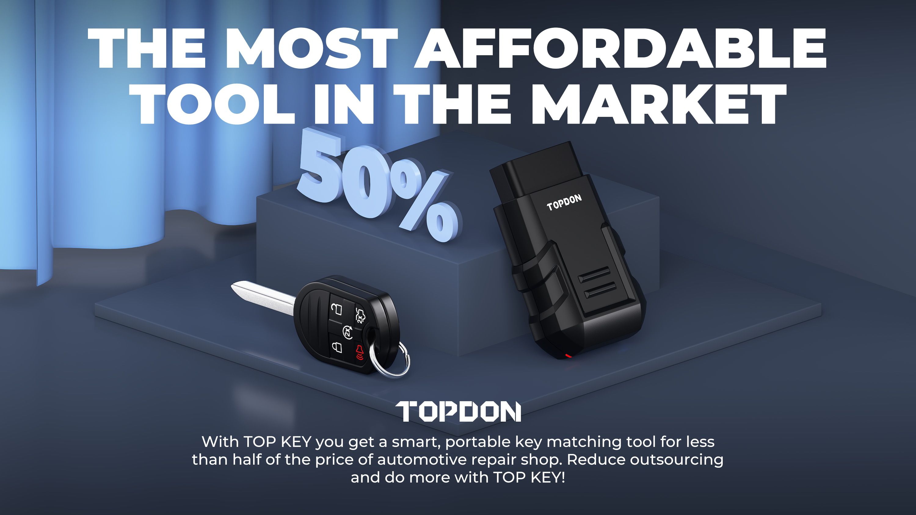 Topdon Auto Key Programmer Tool Auto Automotive Scanner