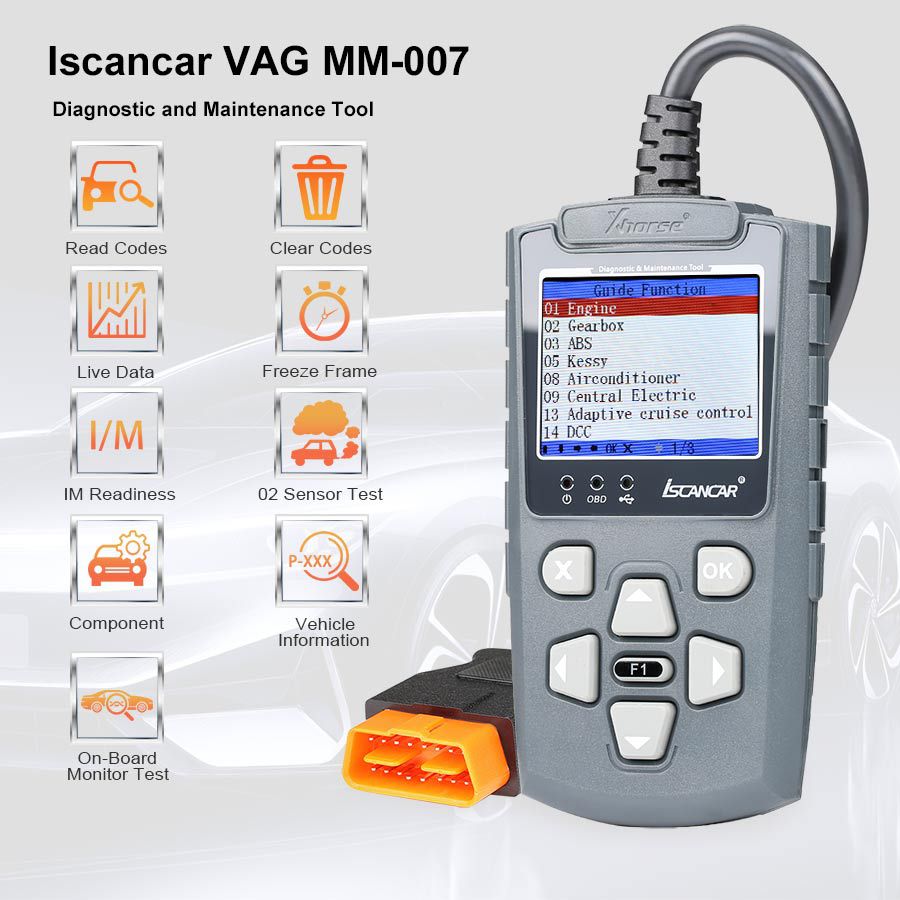 Xhorse Iscancar VAG-MM007 Diagnose und Wartung auch